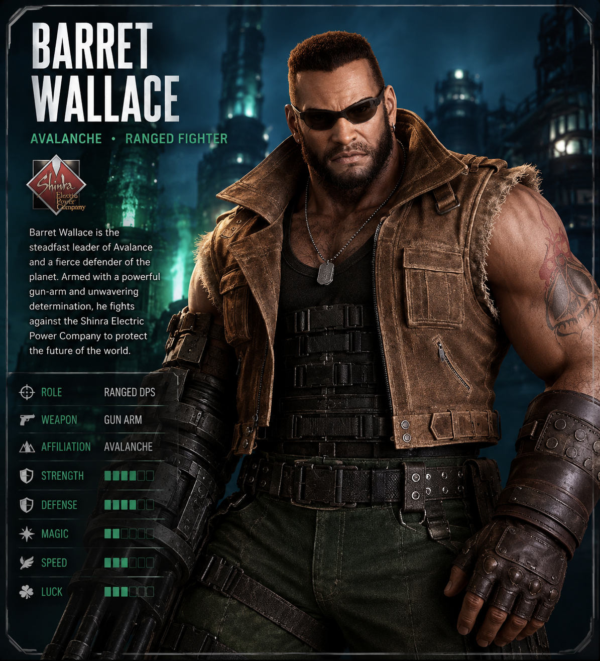 Barret Wallace — AVALANCHE gunner