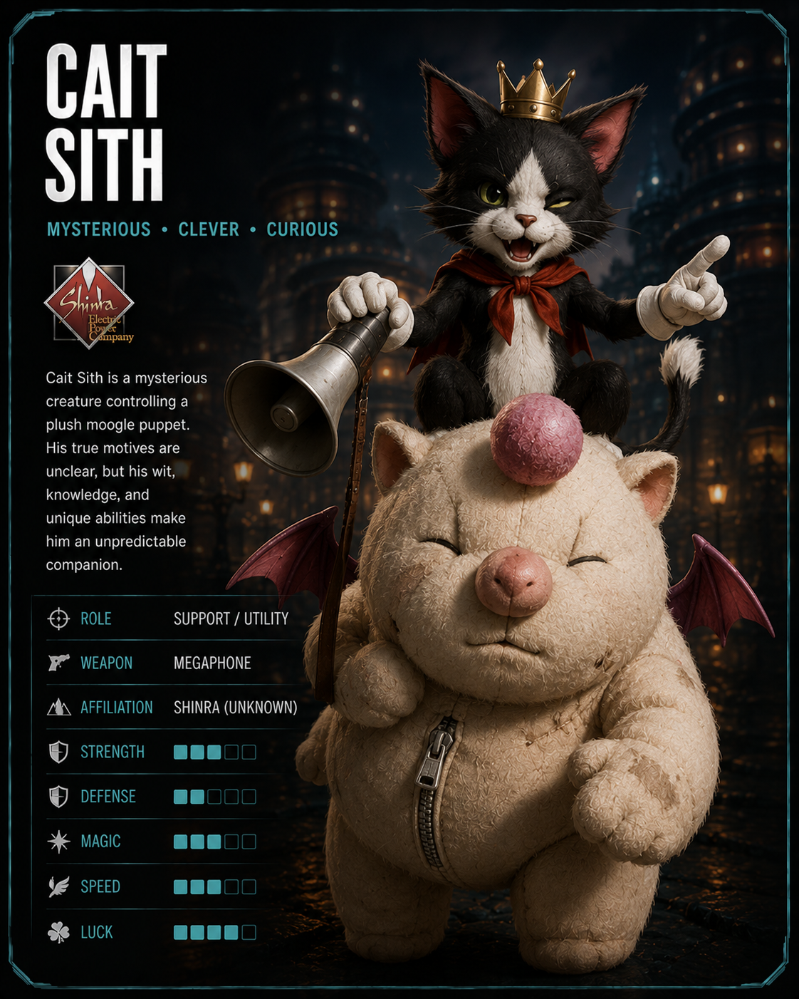 Cait Sith — support and wildcard