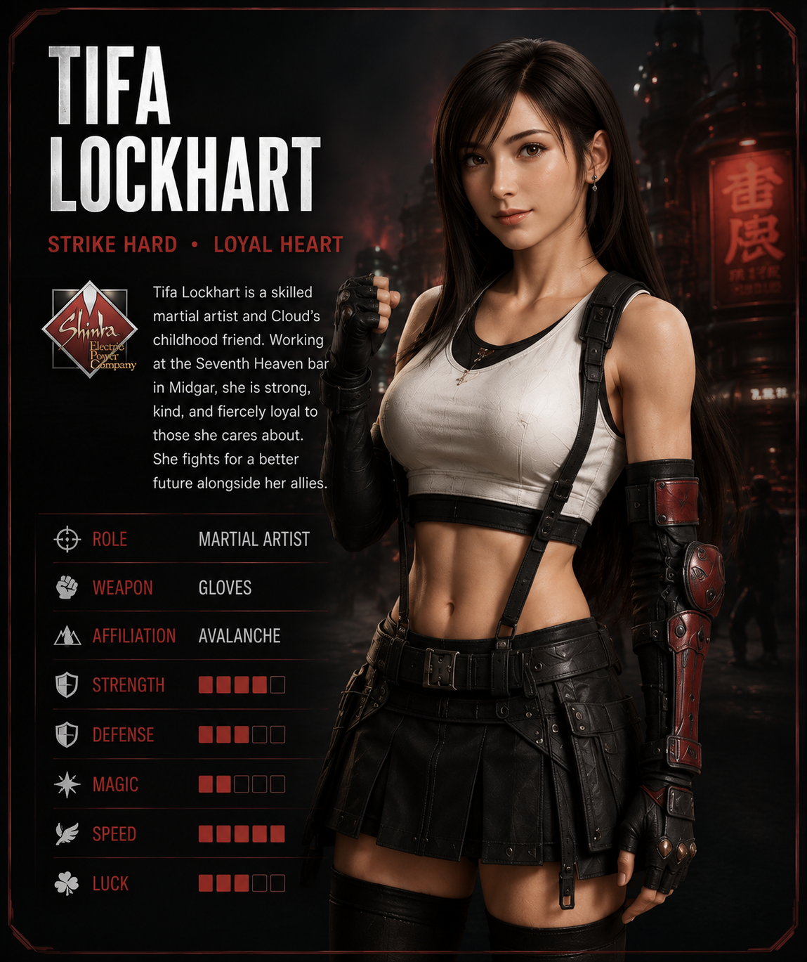 Tifa Lockhart — martial artist